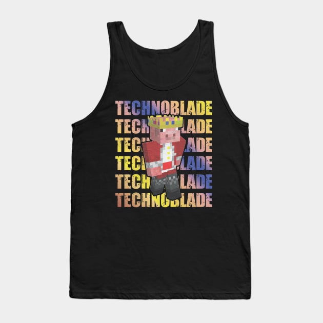 technoblade never dies minecraft legend Tank Top by nowsadmahi